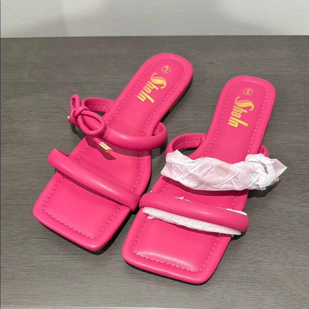 Pink Slide Sandals